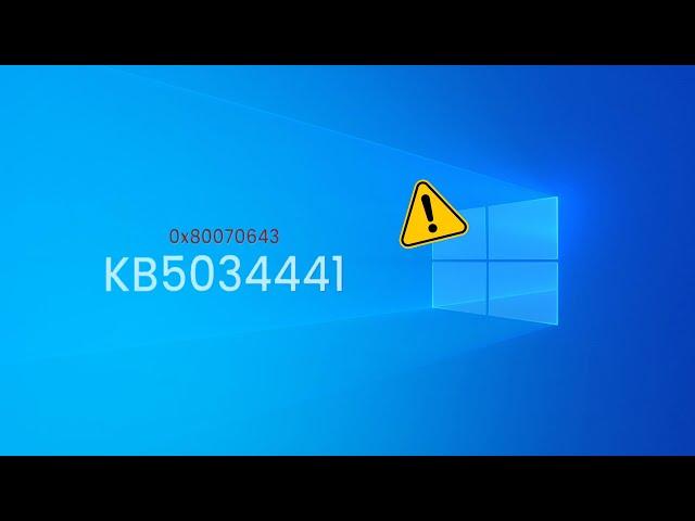 Microsoft Confirms it will NOT Fix KB5034441 Error 0x80070643 on Windows 10