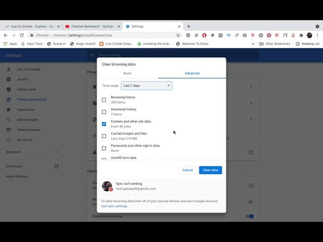 How to Clear Cookies on Chrome in Macbook/Windows