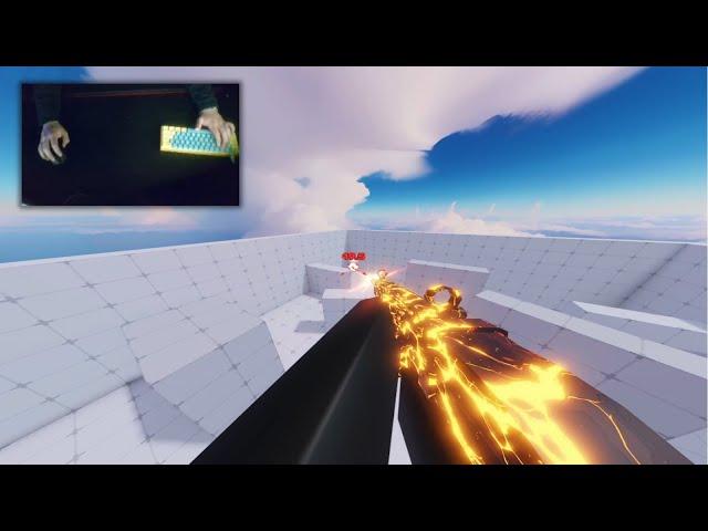 Top 0.1% Aim Tracking & Fastest Movement on Roblox Rivals + Handcam 