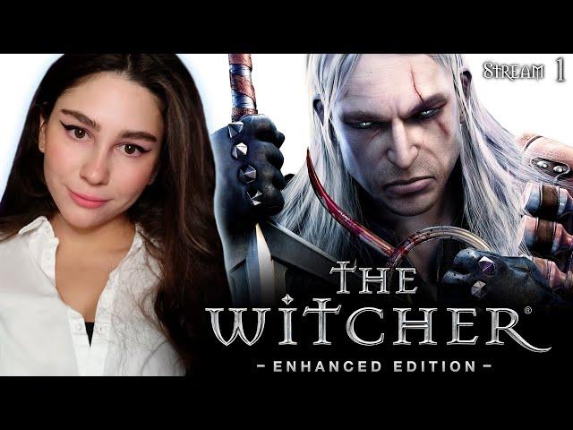 ПЕРВОЕ ПРОХОЖДЕНИЕ ВЕДЬМАК 1 | Линда играет в The Witcher 1 прохождение на русском | Стрим 1