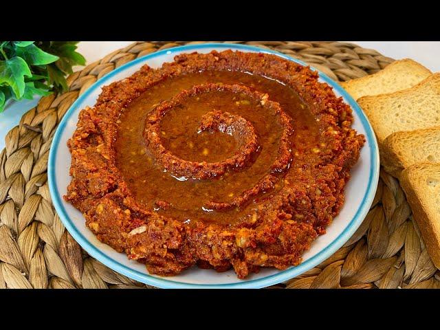 5 DAKİKADA NEFİS LEZZET MUHAMMARA TARİFİ-Muhammara Nasıl Yapılır ? Meze Tarifleri-Çiçekintarifleri