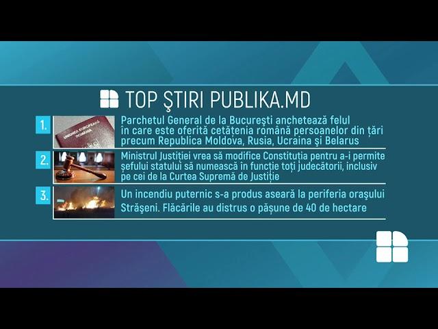 Top 5 cele mai citite ştiri de pe publika.md