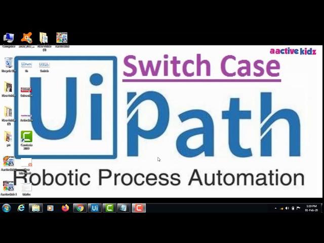 UI Path-Switch case activity explained with example