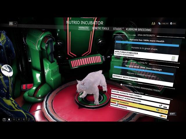 What happens when you consign your Kubrow in Warframe?