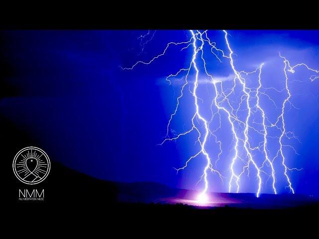 Thunderstorm Sounds and Distant Flute: sleep sounds meditation