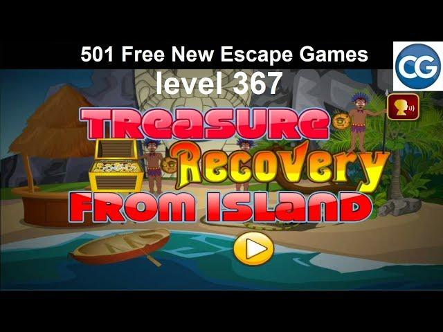 [Walkthrough] 501 Free New Escape Games level 367 - Treasure recovery from island - Complete Game