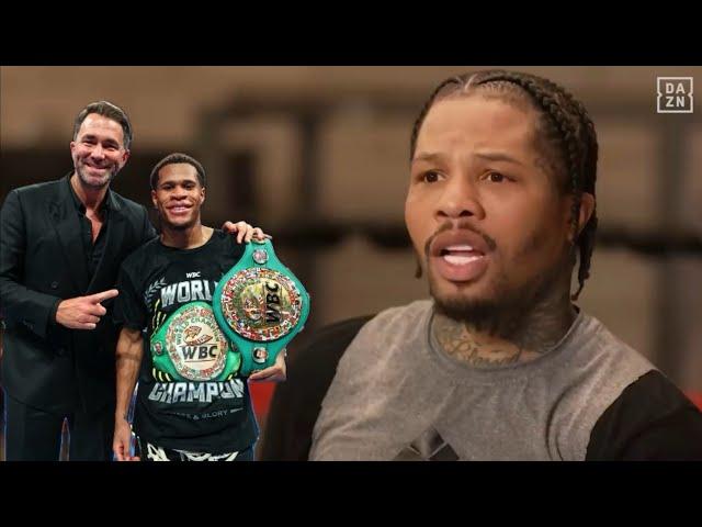 Gervonta Davis Keeps it 100 on Eddie Hearn BE£FING with Devin Haney & Turning his BACK on him