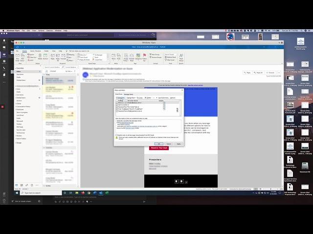 Lesson 3.2 (Outlook For Windows 10) - Copying mail from a shared mailbox to your inbox