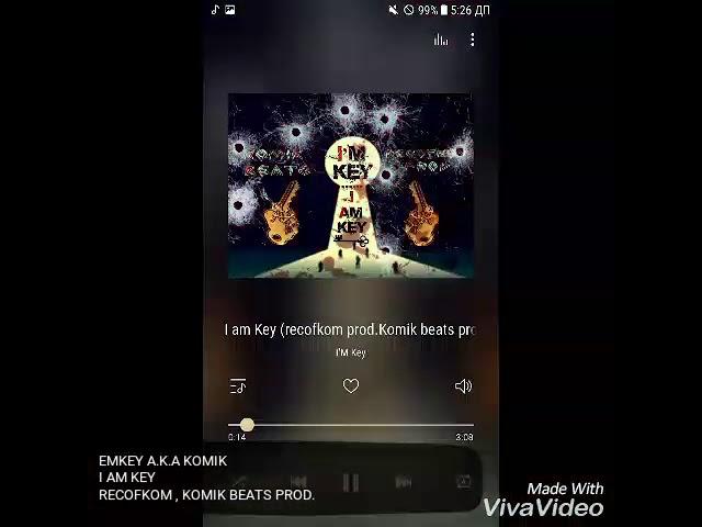 EMKEY A.K.A KOMIK (EX.SLIM SHADY) - I AM KEY (RECOFKOM, KOMIK BEATS PROD.)