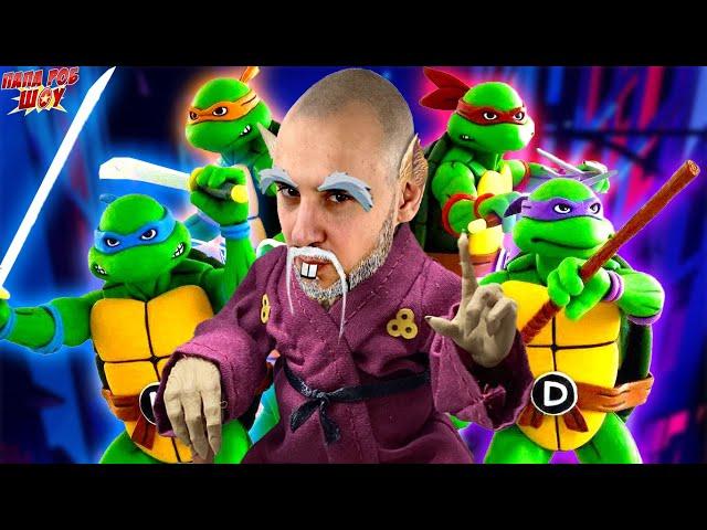 ПАПА РОБ И ЧЕРЕПАШКИ-НИНДЗЯ: ФИГУРКИ NECA И НИНДЗЯ-ТАНКИ ЧЕРЕПАШЕК TMNT!