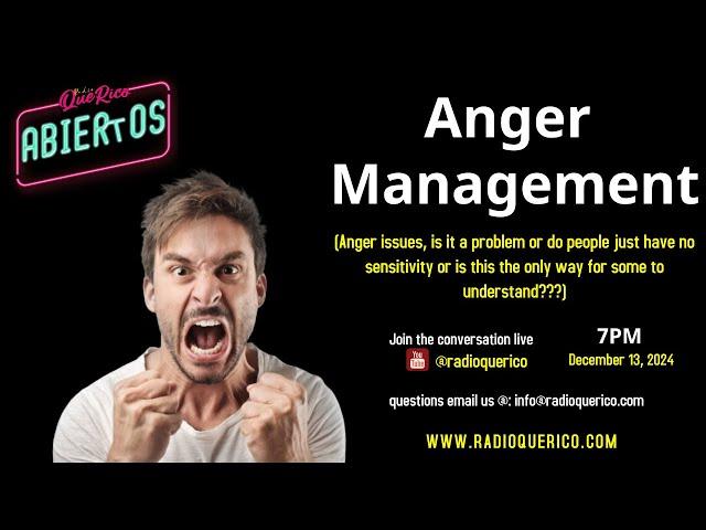 Anger Management | Christmas Elvs | Spanish 101 | Anger Issues | Abiertos LIVE!!!