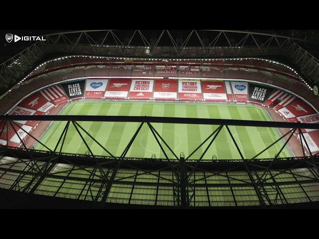 We're finally home! | Special drone footage of Emirates Stadium