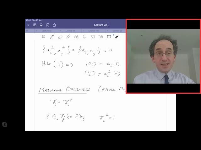 Quantum Matter Lecture 22