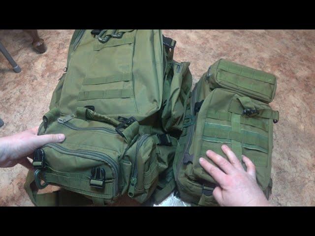 Тактический рюкзак из Китая.Отзыв и обзор владельца.Tactical Backpack.