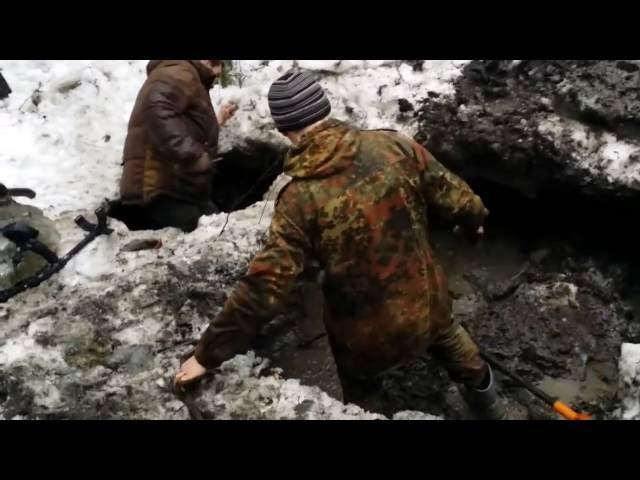Воронки второй мировой. Особенности зимнего копа. Search for relics WW2 in the Russian winter