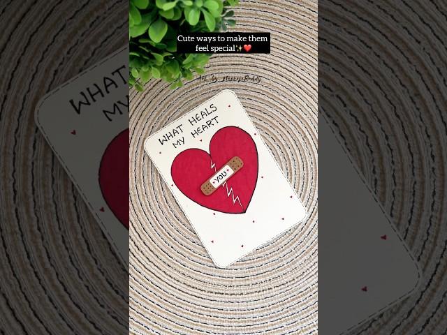 Handmade card for your loved ones | easy gift card ideas #diy #craft #handmade #giftideas #couple