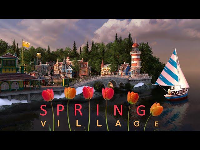 Spring Village 3D Screensaver