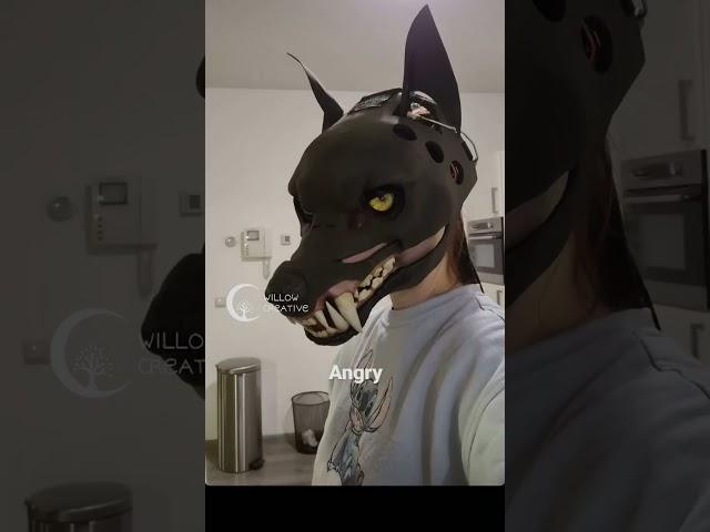 Making-of animatronic wolf mask