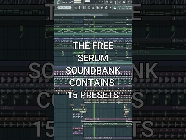 Demo song using my FREE Serum Soundbank