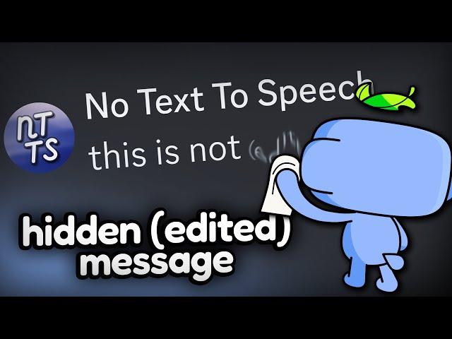 Discord Hidden (edited) Message Glitch