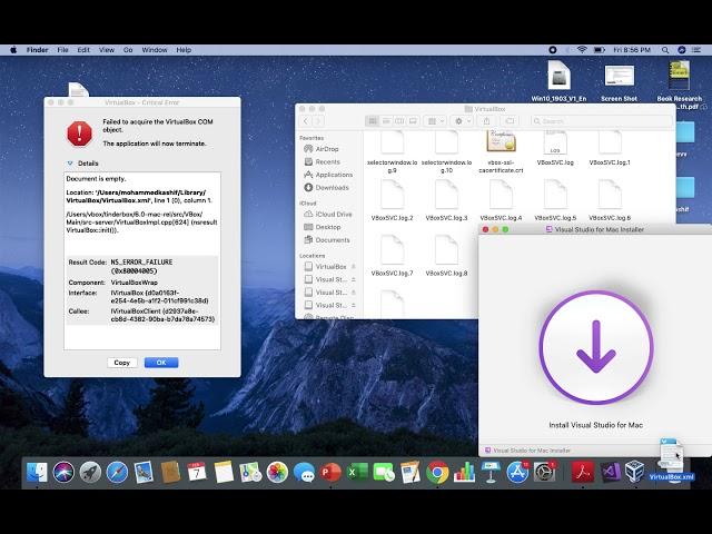 Virtual Box "Critical error" Message on MACBook ?. This Video will help you out get back your VB