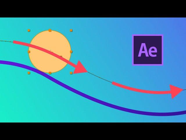 Object along a path animation - 3 different ways | After Effects Tutorial