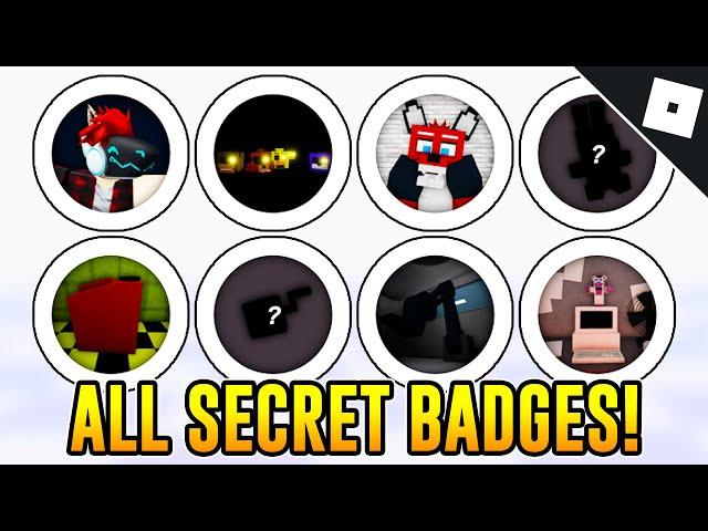 How to get ALL 9 SECRET BADGES in ANIMATRONIC WORLD | Roblox