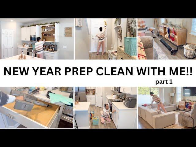 NEW YEAR PREP CLEAN WITH ME PART ONE //NEW YEAR CLEANING MOTIVATION // Jessica Tull