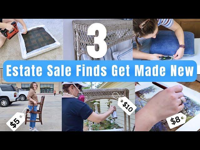 Outdated to Classic Traditional: 3 Estate Sale Finds Get New Makeovers