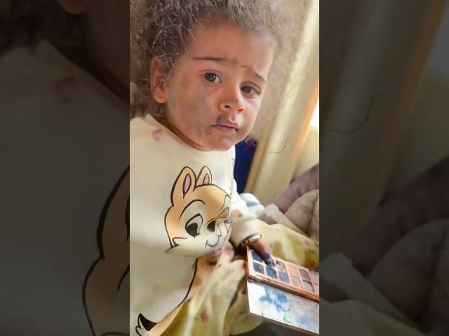 #ononono#makeupdestroyed #babyoftiktok#heartbroken#heartbreaking#toddlersoftiktok#mybabygir