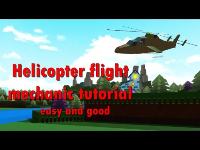 Helicopter flight mechanic tutorial | Build A Boat For Treasure️