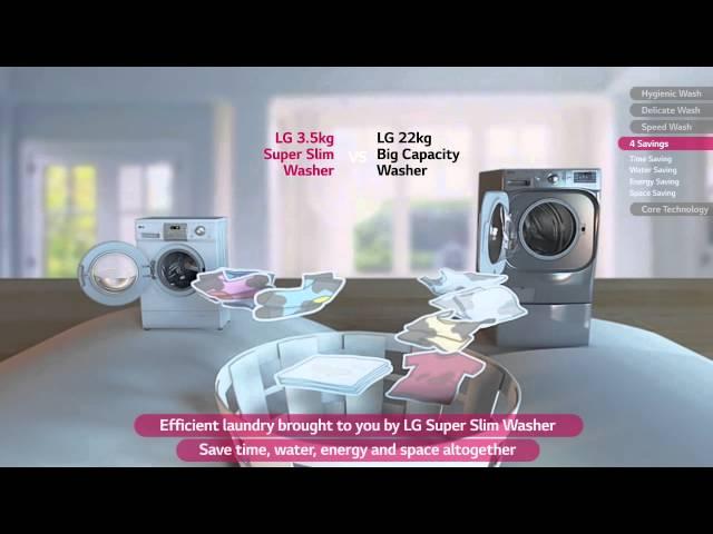 LG Super Slim Washing Machine