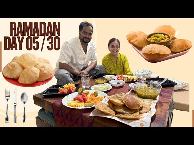 Matar Puri aur Aloo Ki Sabji Ramadan 05 #ramadan #cookingathome #shanawaz #devoleena #vlog #angel