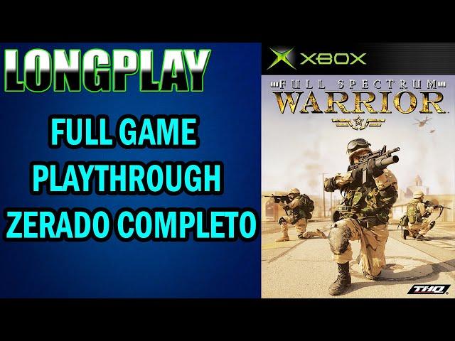 Longplay Full Spectrum Warrior [Xbox] Full Game Playthrough Zerado Completo