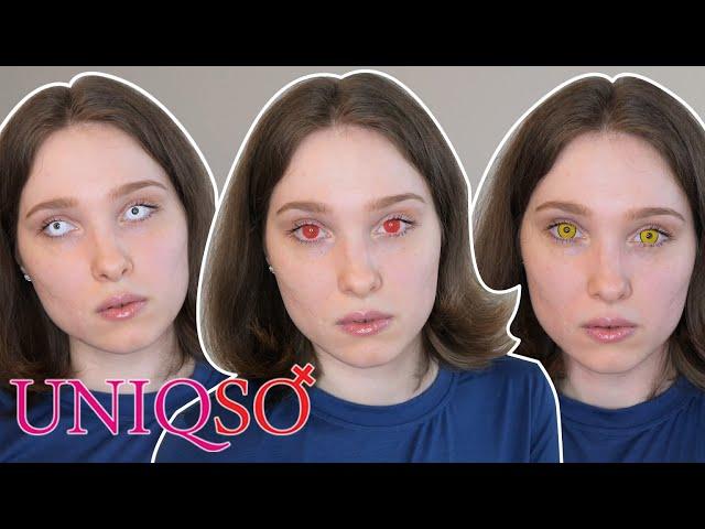 UNIQSO Lens Try-On Haul & Review