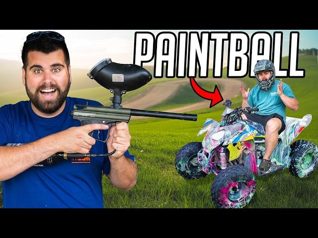 Four-Wheeler PAINTBALL WARS | Capture The FLAG