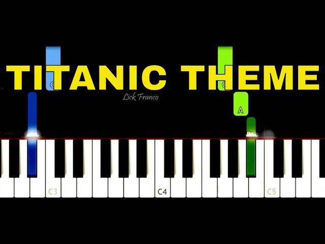 My heart will go on - Titanic Easy piano tutorial