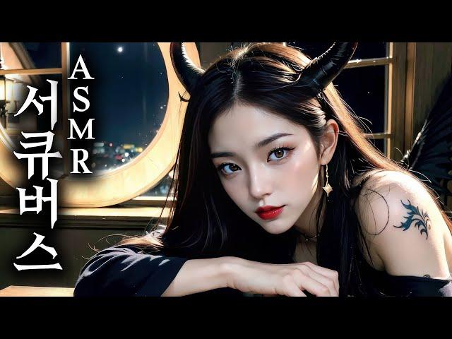 A.I.ASMR/이어리킹/바이노럴/SUB) 꿈속에서 자극하는 서큐버스님 l ASMR/Binaural/Earlicking Tempting Succubus I 誘惑するサキュバス