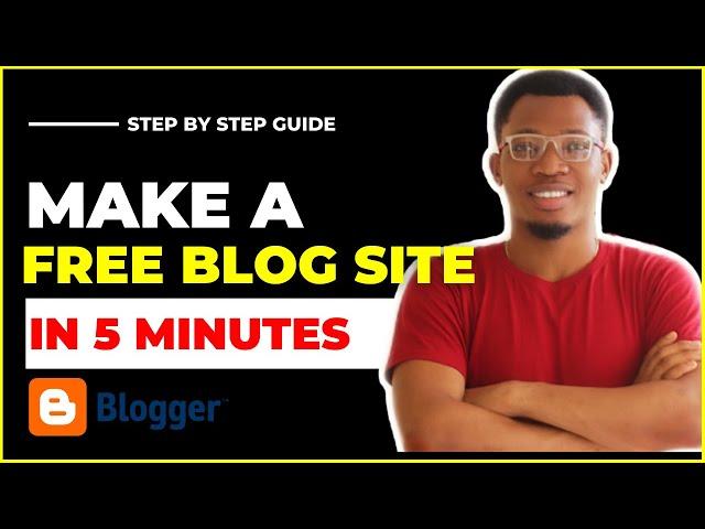 How to Make a Free Blog Website on Blogger.com