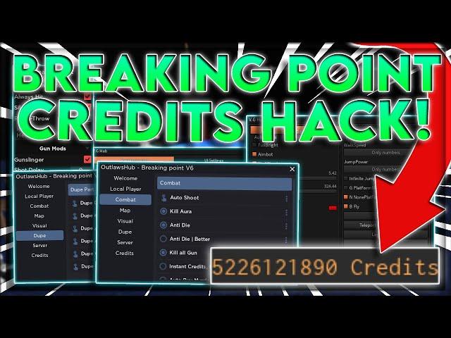 [NEW] Breaking Point Script / GUI Hack | Kill Aura + Aimbot | INFINITE CREDITS | *PASTEBIN 2022*