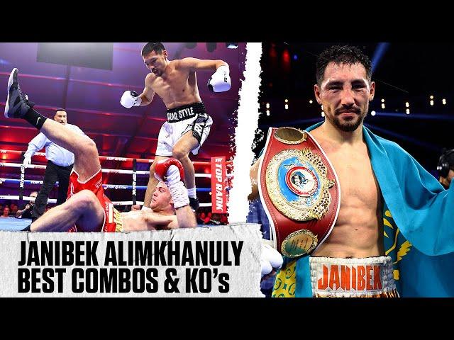 Janikbek Alimkhanuly Best Combinations & Knockouts | Janibek Defends Belt Saturday ESPN