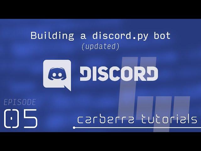 Making the bot run - Building a discord.py bot - Part 5