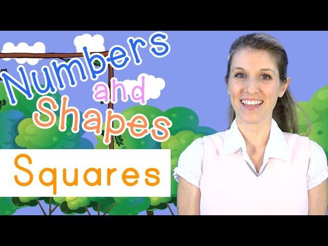 Numbers and Shapes Squares - TinyGrads. homeschool family