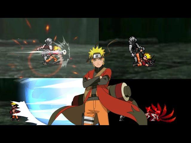 Naruto Sennin Mode V4 Best Edition | Bleach Vs Naruto 3.3 Character | BVN Character Download