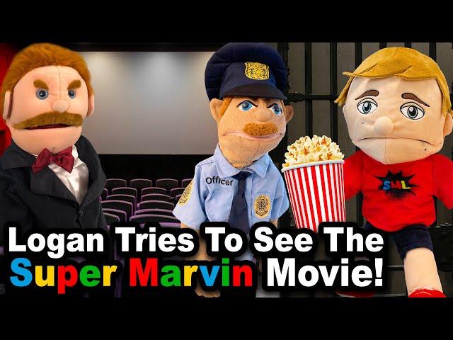 SML Movie: Logan Tries To See The Super Marvin Movie!