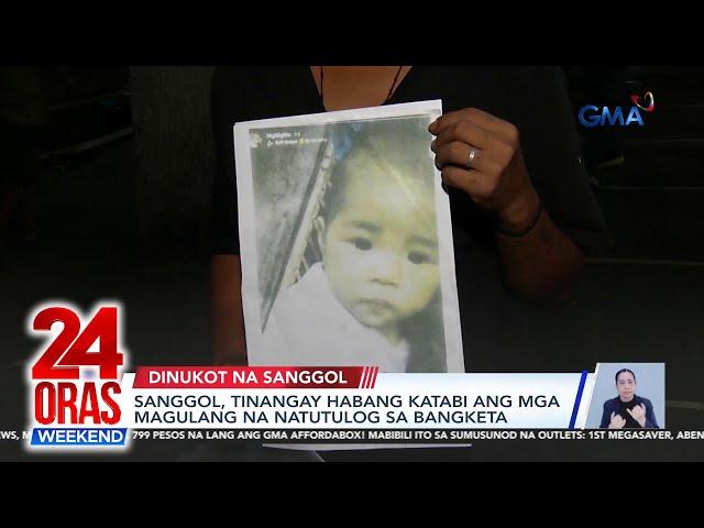 24 Oras Weekend: (Part 1) Sanggol tinangay; Blue Ribbon probe sa Duterte Drug War; FBI sa...; atbp.