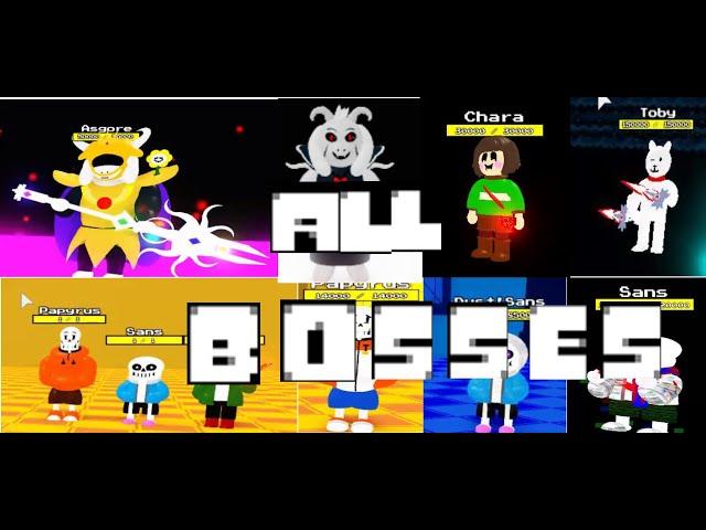 All Bosses - Undertale Boss Battles