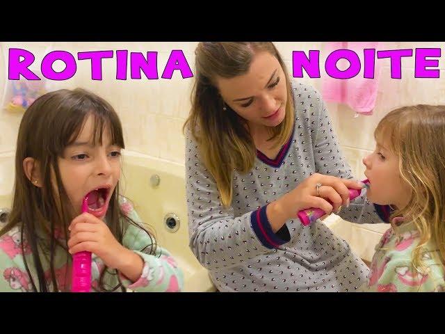 VLOG ROTINA DA NOITE JÉSSICA GODAR JÚLIO LAURINHA E HELENA