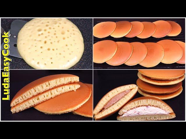 SUPER PANCAKE RECIPE Dorayaki DORAYAKI RECIPE JAPANESE COOKING #LudaEasyCook #PositiveCuisine