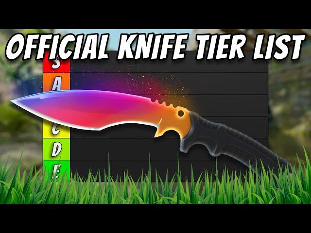 Official Knife Tier List UPDATED! - Ranking Every CS2 Knife Skin from Best to Worst (2024)